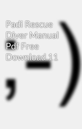 Padi Dive Manual Pdf