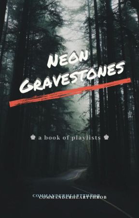 Neon Gravestones by CommanderHeartthrob