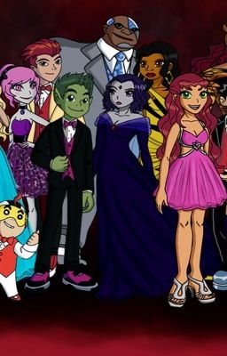 Teen titans love story of raven and beast boy,robin and 